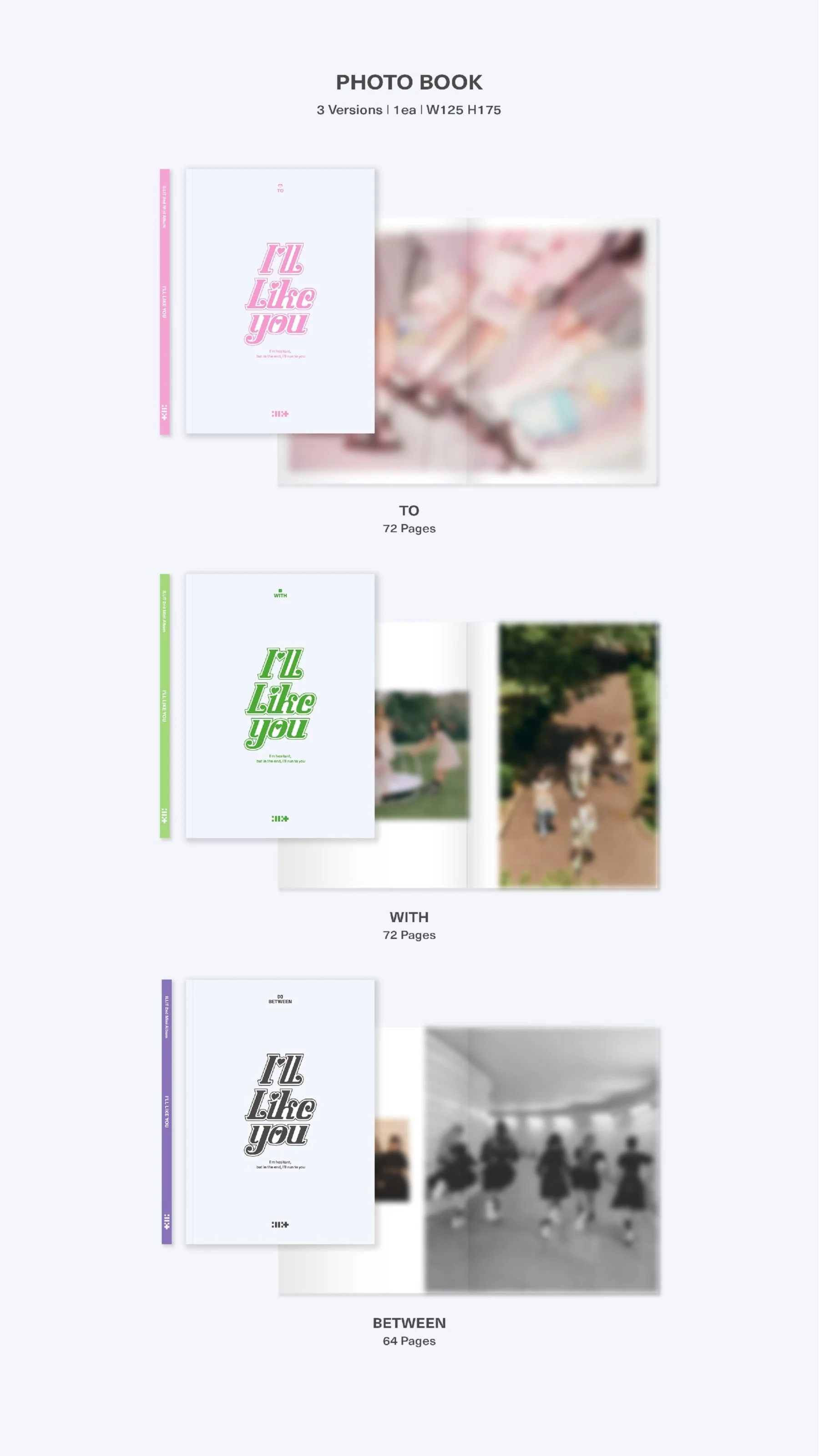ILLIT - 2nd Mini Album [I'LL LIKE YOU] (TO Ver. / WITH Ver. / BETWEEN Ver.) - Image 5