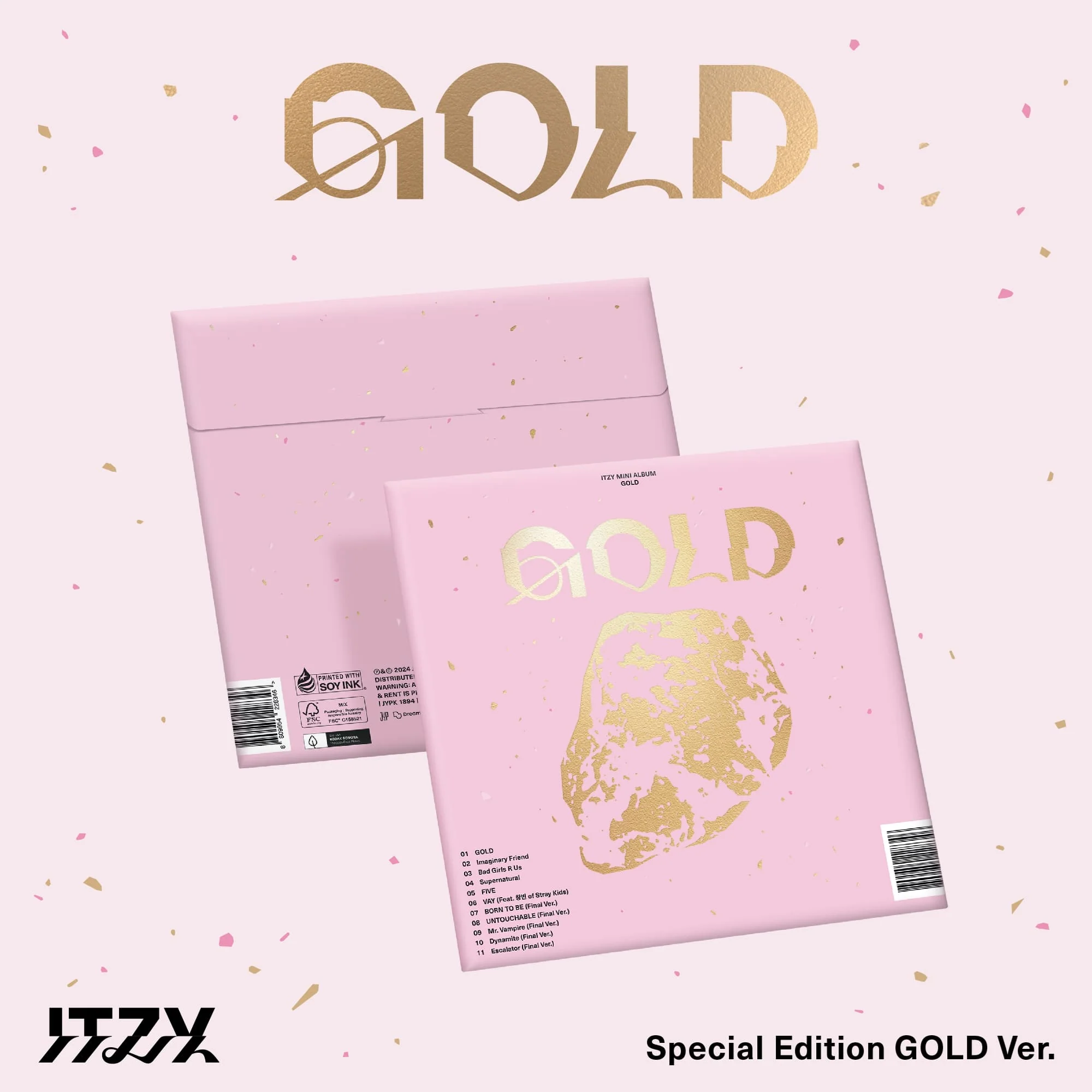 ITZY - ALBUM GOLD (SPECIAL EDITION) [Gold Special Edition Ver / Imaginary Friend Ver] - Image 4