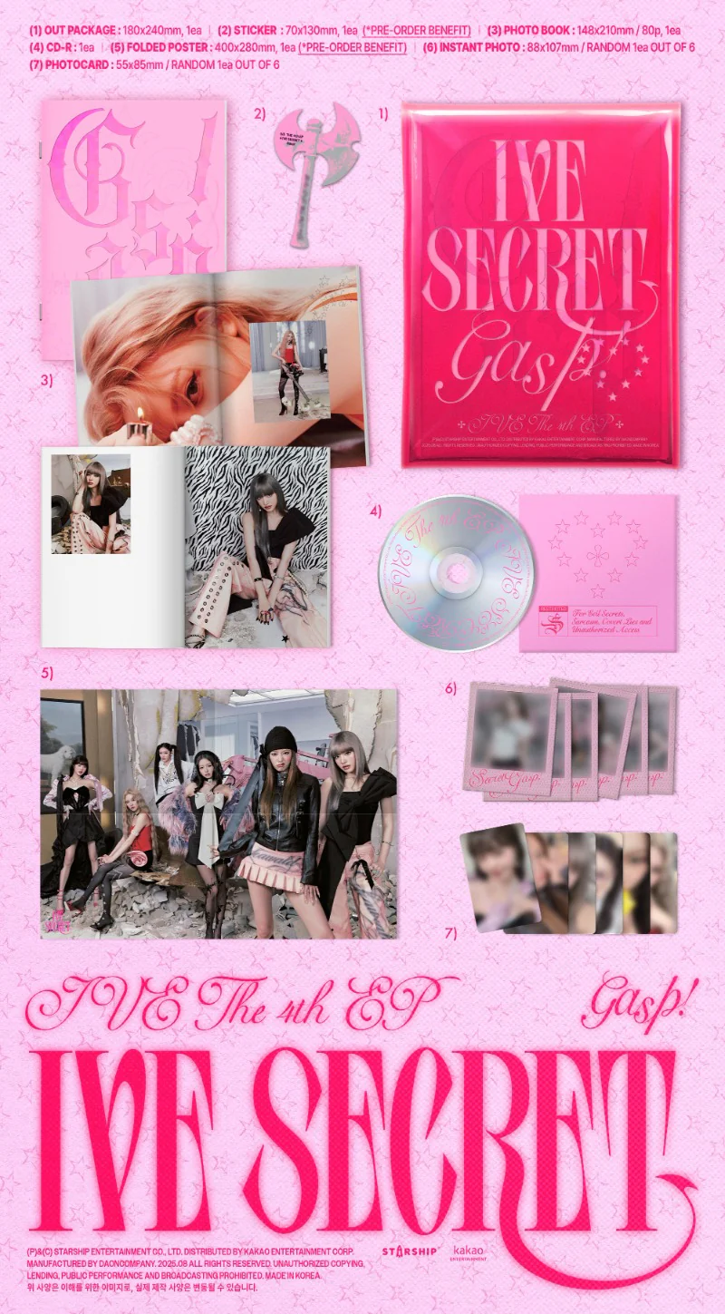 IVE 4th EP Album [IVE SECRET] (All Versions) - Image 5
