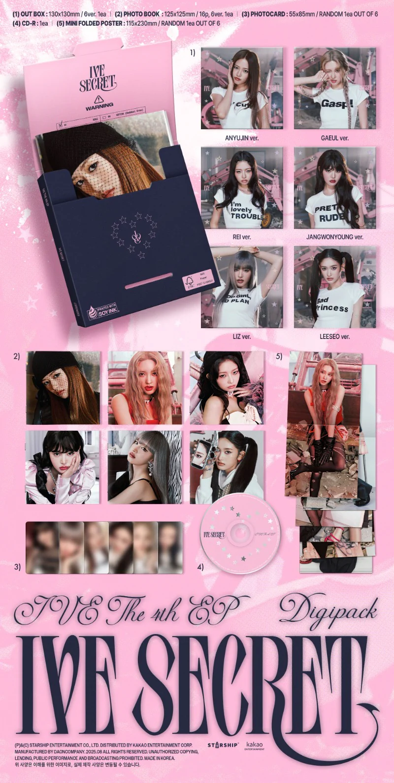 IVE 4th EP Album [IVE SECRET] (All Versions) - Image 7
