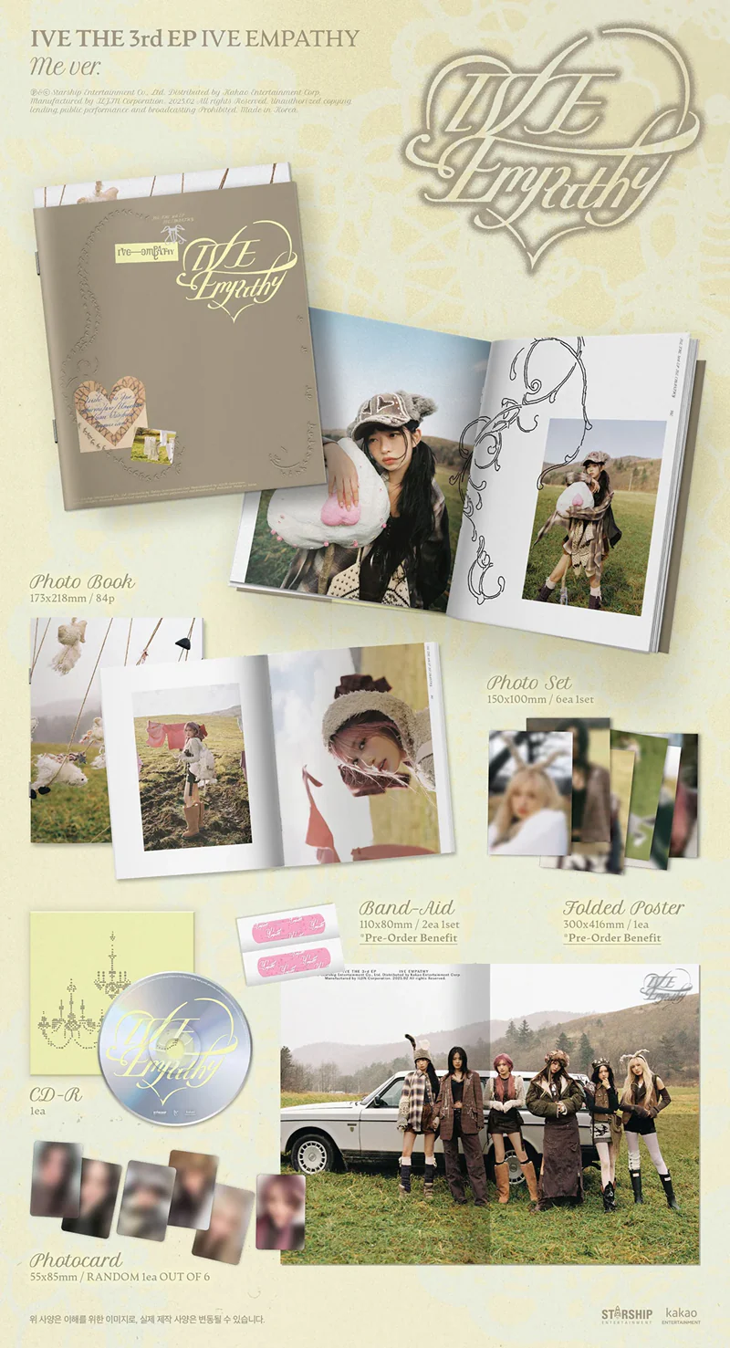 *STARSHIP SQUARE POB* IVE 3rd EP Album [IVE EMPATHY] (You Ver / Me Ver / And Us Ver / LOVED IVE - Limited Ver.) - Image 4