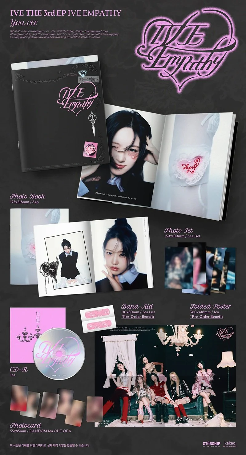 *STARSHIP SQUARE POB* IVE 3rd EP Album [IVE EMPATHY] (You Ver / Me Ver / And Us Ver / LOVED IVE - Limited Ver.) - Image 5