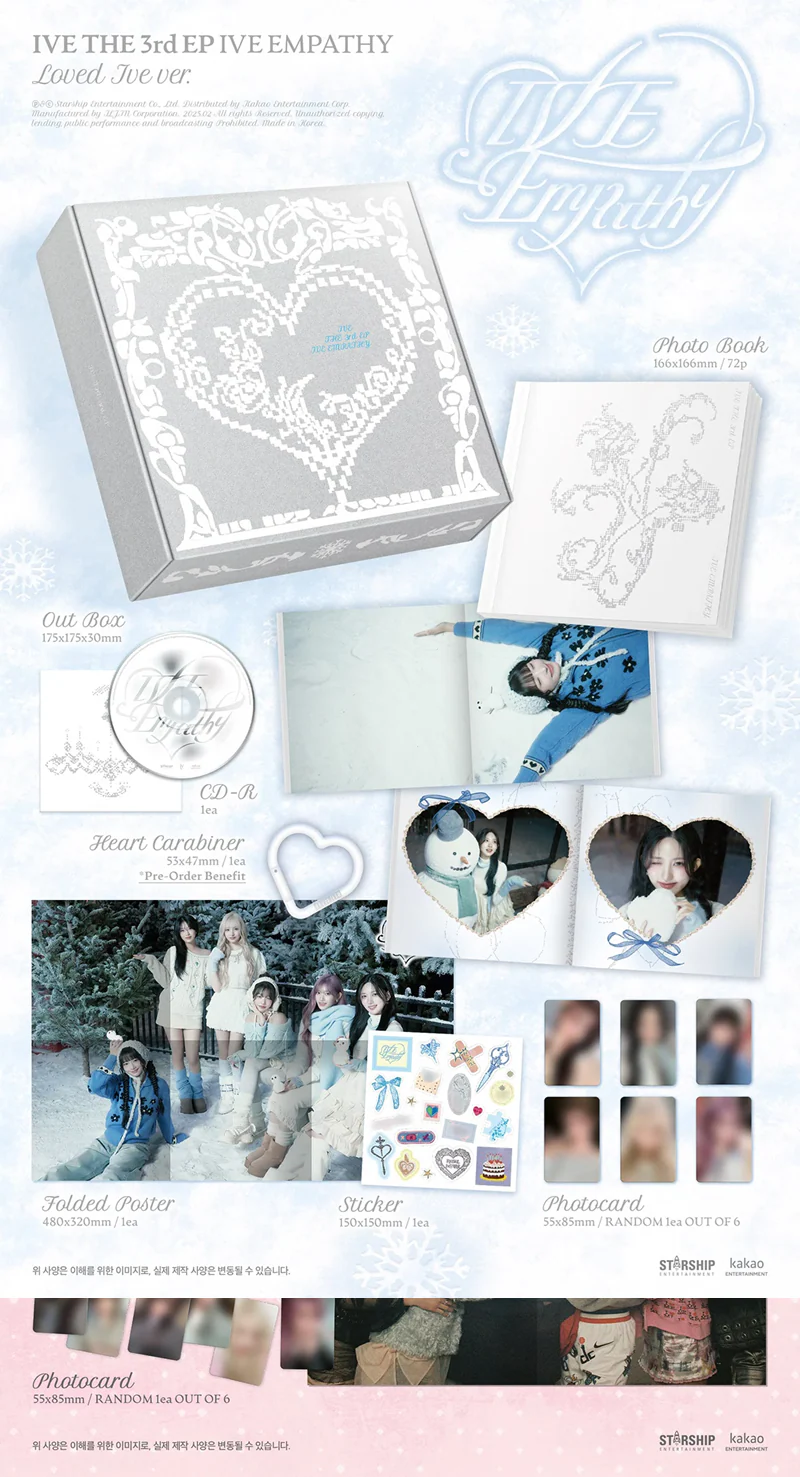 *STARSHIP SQUARE POB* IVE 3rd EP Album [IVE EMPATHY] (You Ver / Me Ver / And Us Ver / LOVED IVE - Limited Ver.) - Image 6