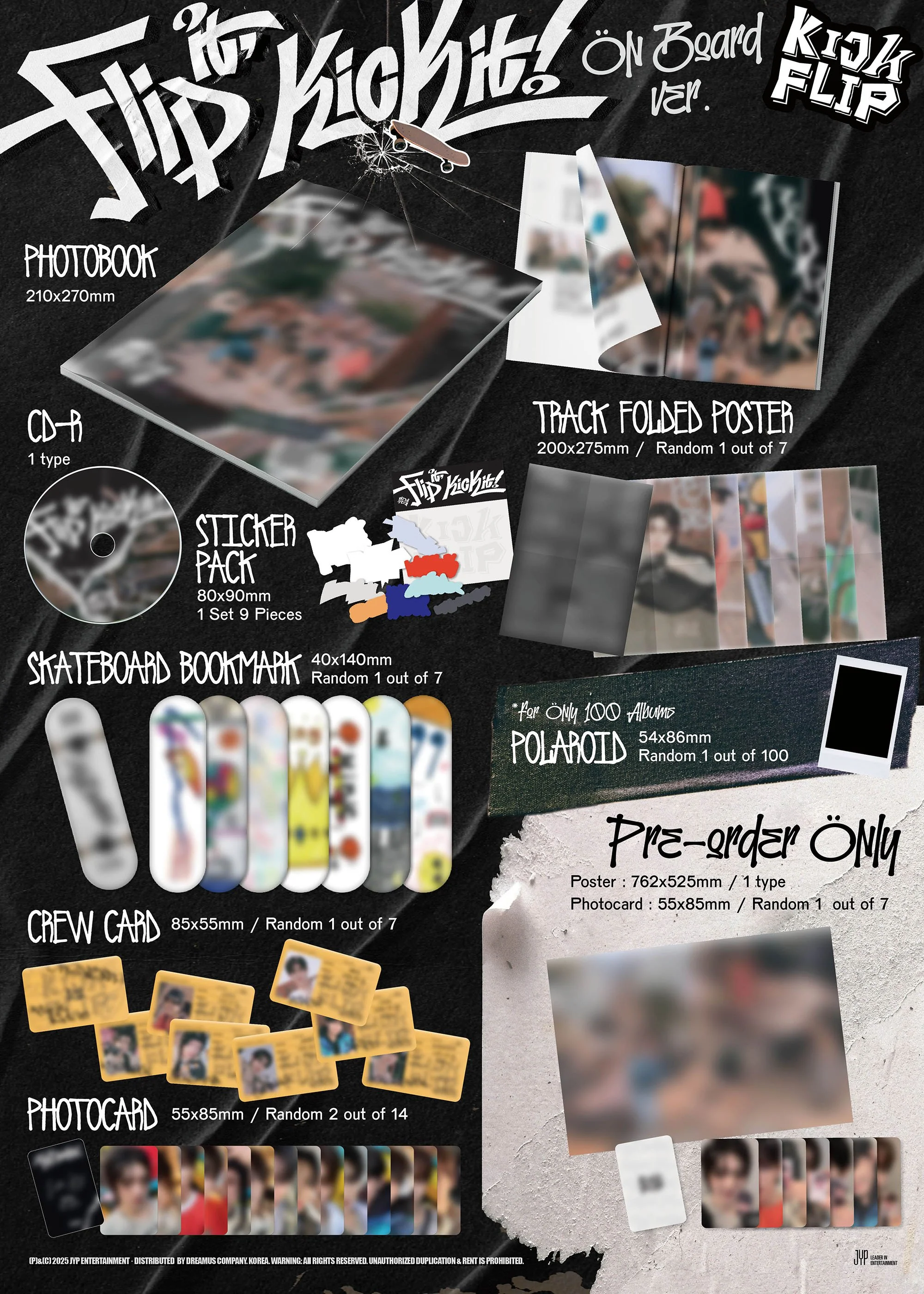 *BDM Fan Meet 2.15.25* [KickFlip] - 1st Mini Album [Flip it, Kick it!] (On Board Ver. / Stop it Ver.) - Image 5