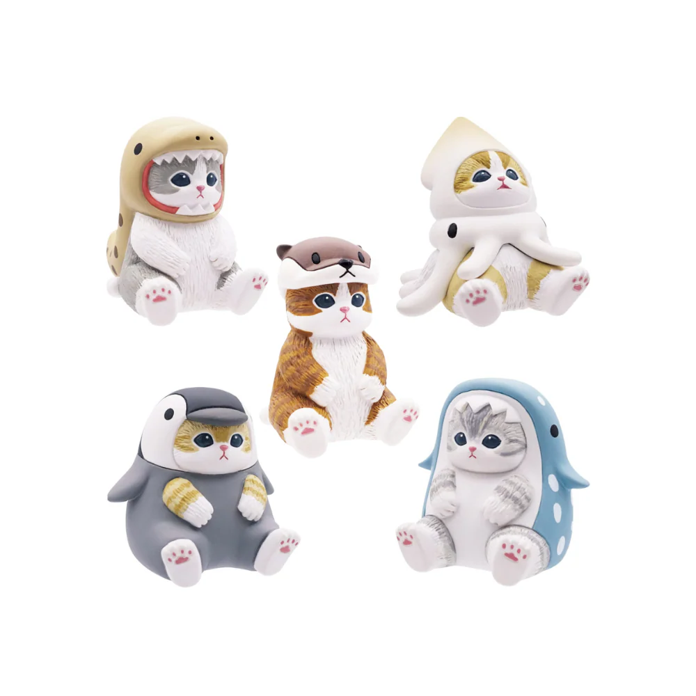 Kitan Club: Mofusand Sitting Aquarium Cat - 1 Blind Box - Image 2