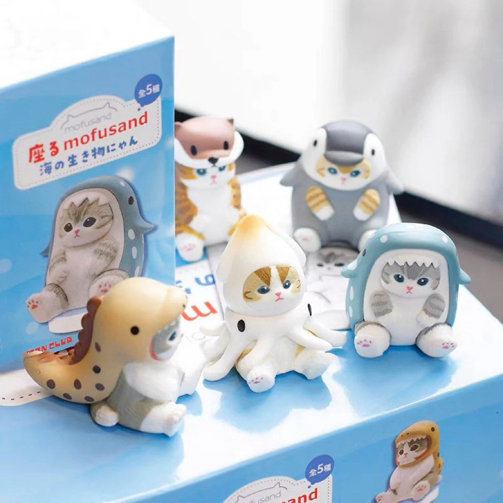 Kitan Club: Mofusand Sitting Aquarium Cat - 1 Blind Box - Image 4
