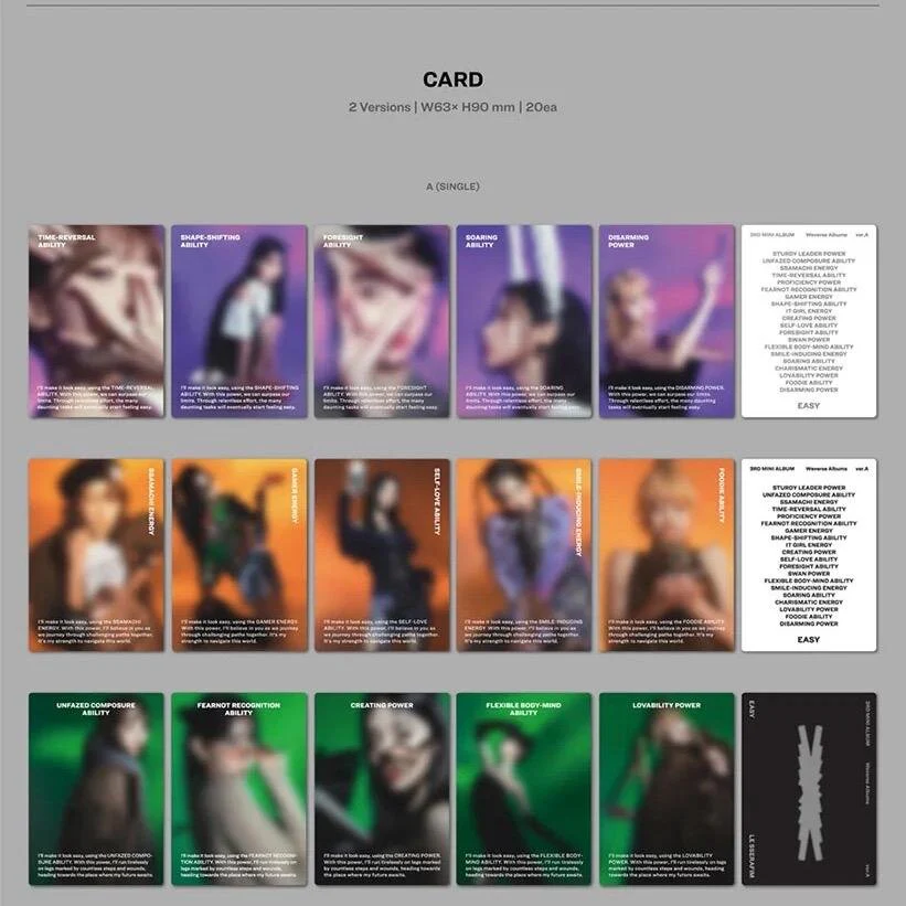 LE SSERAFIM - 3rd Mini Album EASY (COMPACT/Weverse Ver.) - Image 3