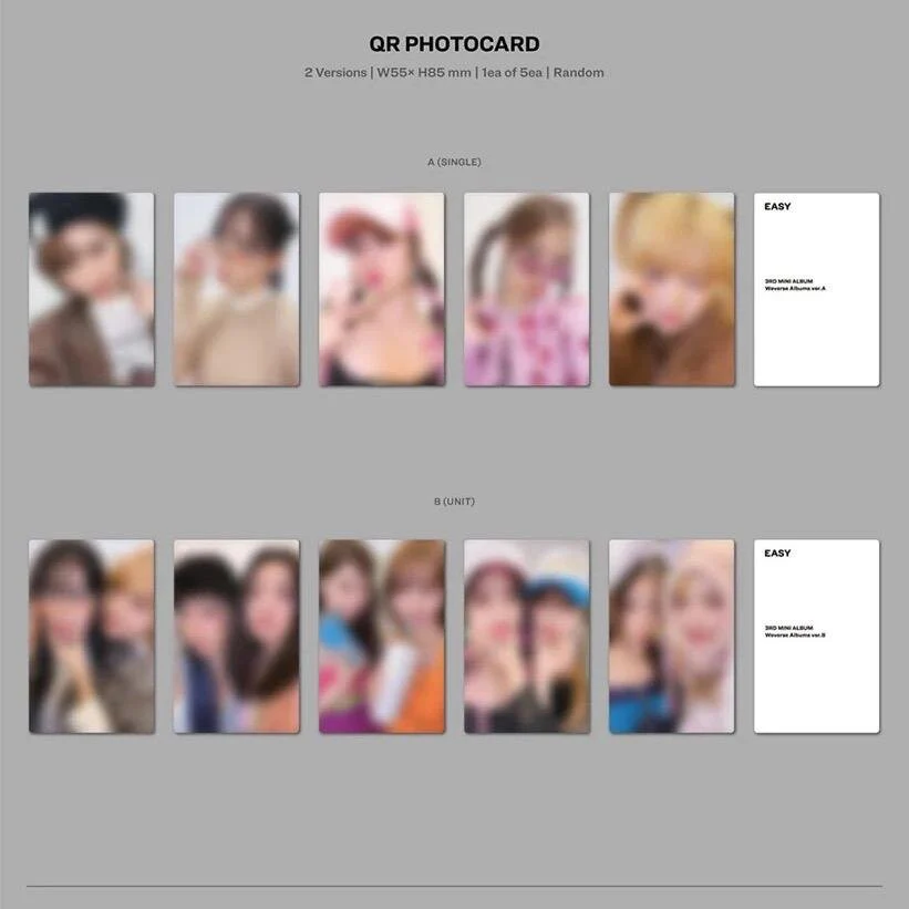 LE SSERAFIM - 3rd Mini Album EASY (COMPACT/Weverse Ver.) - Image 6