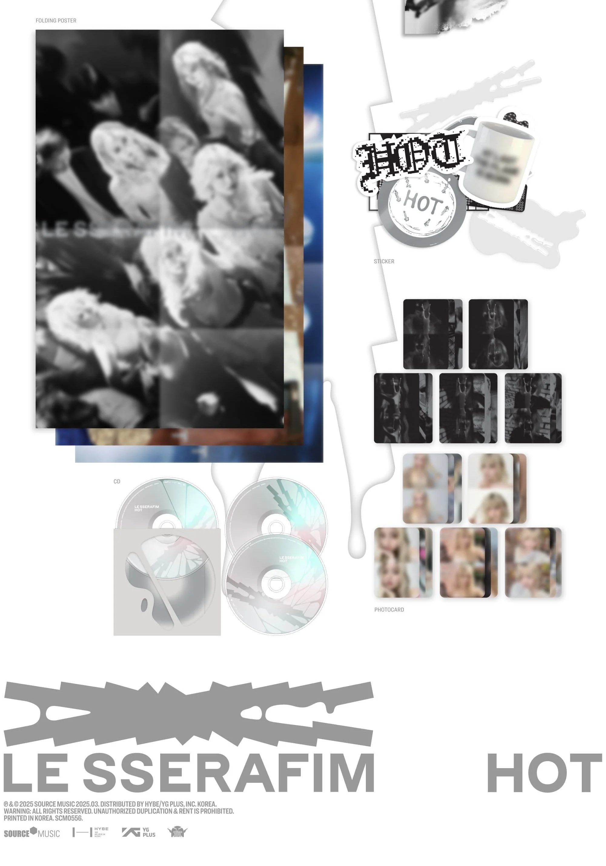 LE SSERAFIM - 5th Mini Album [HOT] (All Versions) - Image 7