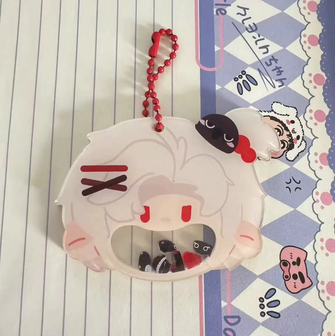 LOVE AND DEEPSPACE Fanmade Character Shaker Key Charm - Image 5