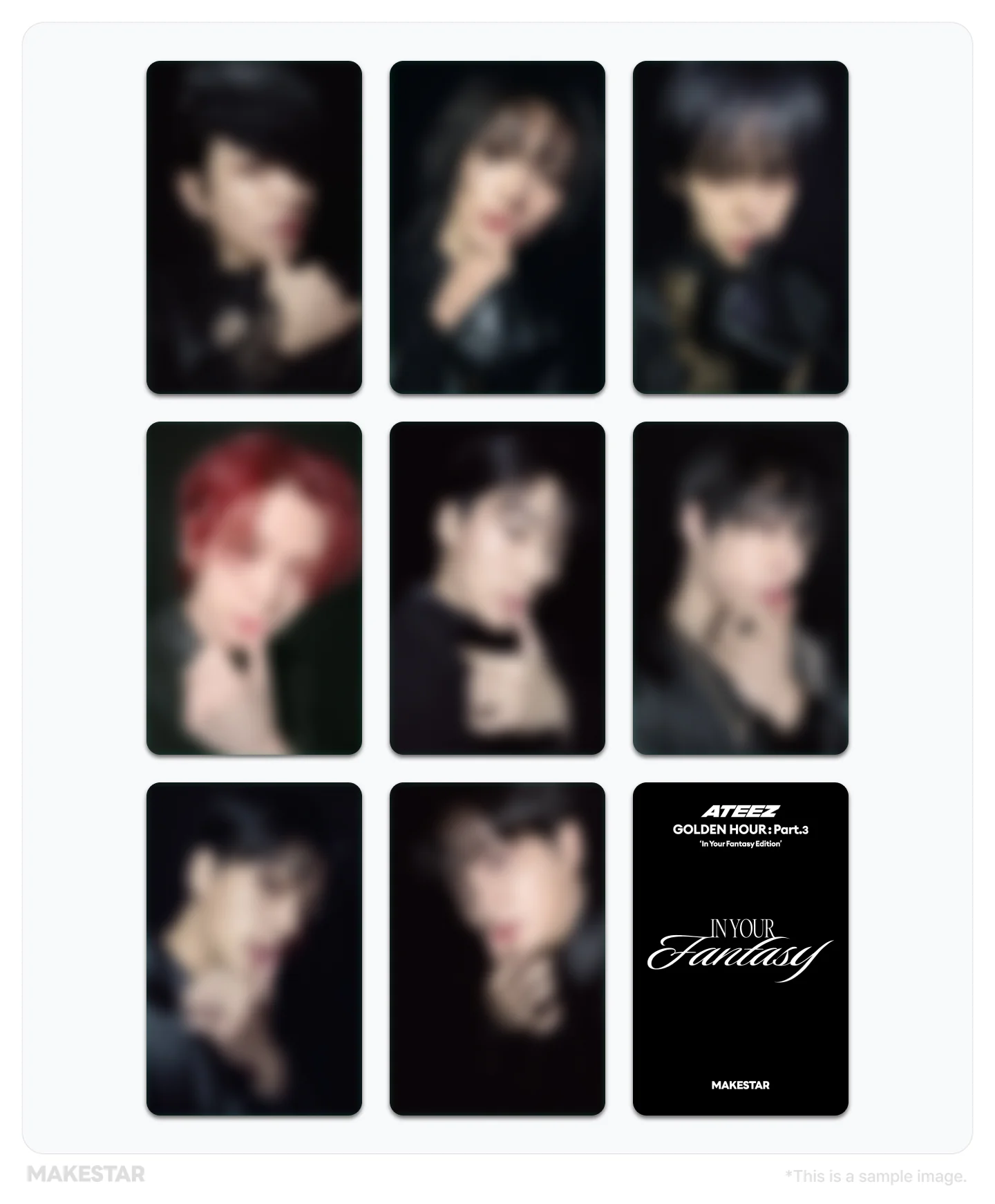 *MAKESTAR 1.0* ATEEZ - GOLDEN HOUR : PART.3 IN YOUR FANTASY EDITION FANTASY VER (LIMITED EDITION) - Image 3