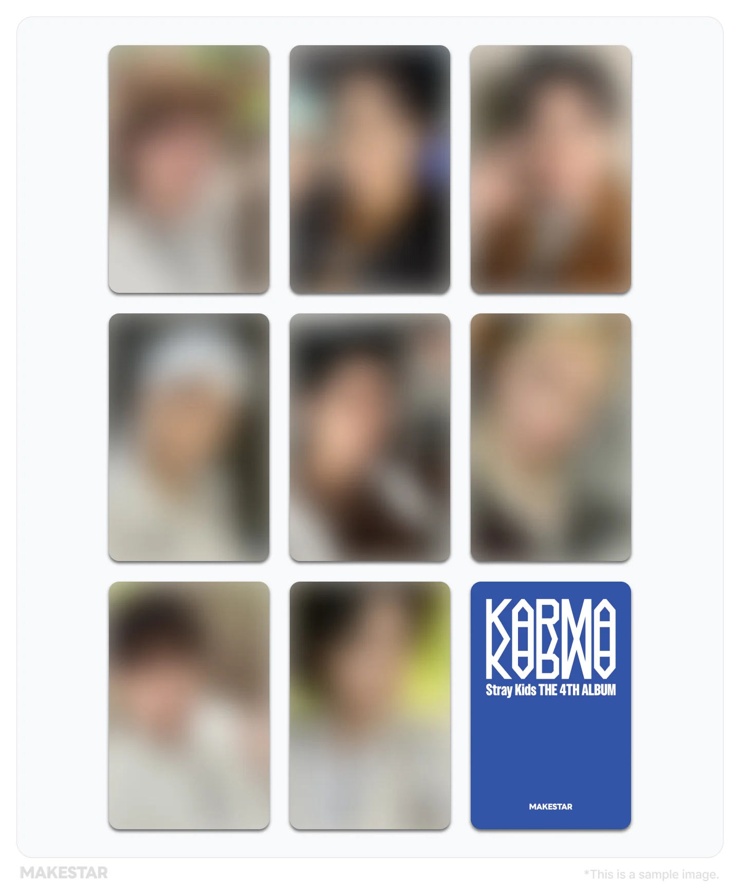 *MAKESTAR 1.0 BENEFIT* Stray Kids 4th Full Album [KARMA] (ACCORDION Ver.) - Image 2