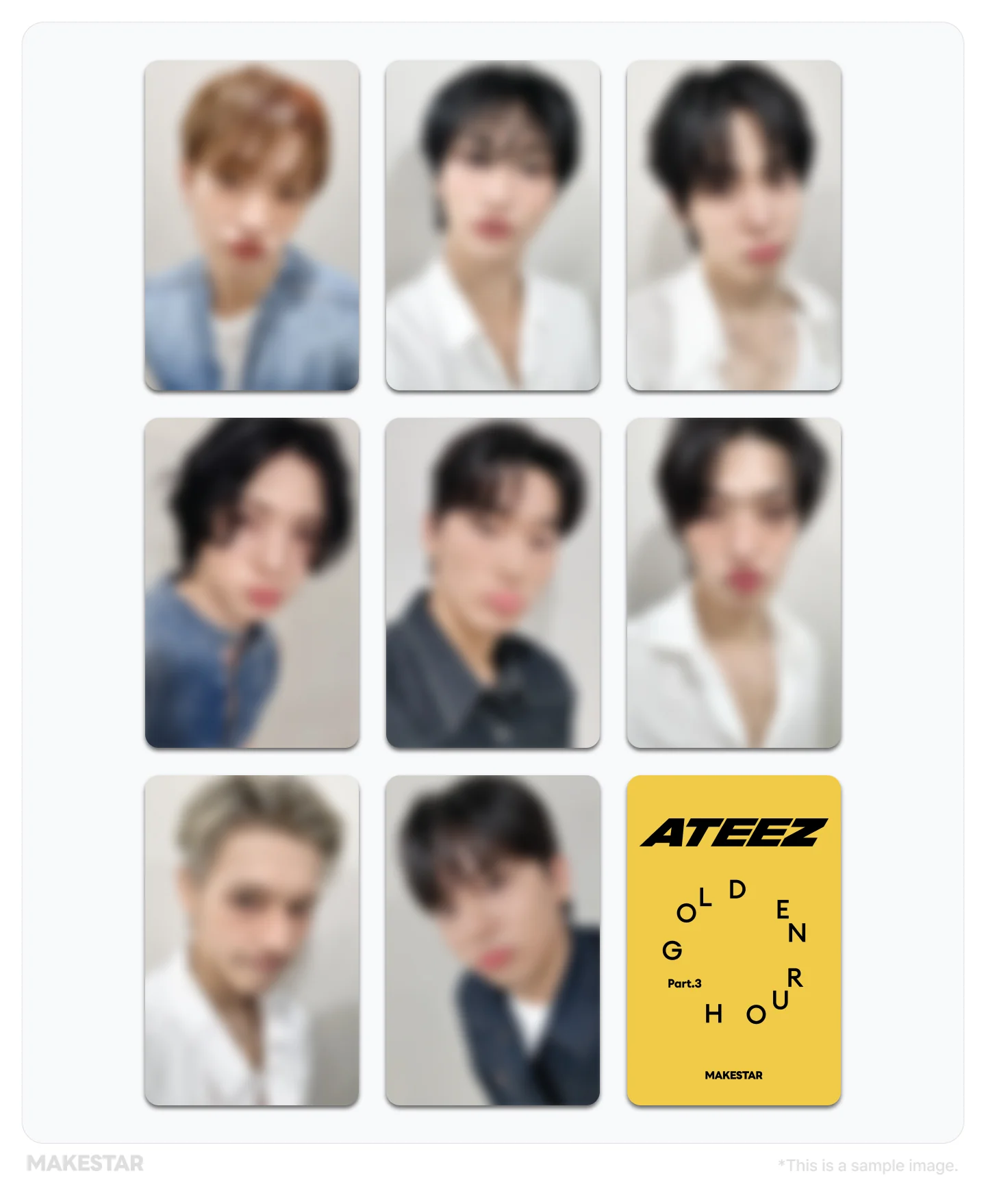 *MAKESTAR LAST CALL EVENT* ATEEZ 12TH MINI ALBUM [GOLDEN HOUR : Part.3](POCAALBUM)