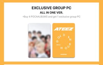 *MAKESTAR LD IN NORTH AMERICA* ATEEZ 12TH MINI ALBUM [GOLDEN HOUR : Part.3](POCAALBUM) Mexico Exclusive - Image 4