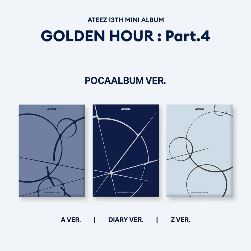 *MAKESTAR 2/04 "MEOW" BENEFIT* ATEEZ 13TH MINI ALBUM [GOLDEN HOUR : Part.4](POCAALBUM) - Image 2