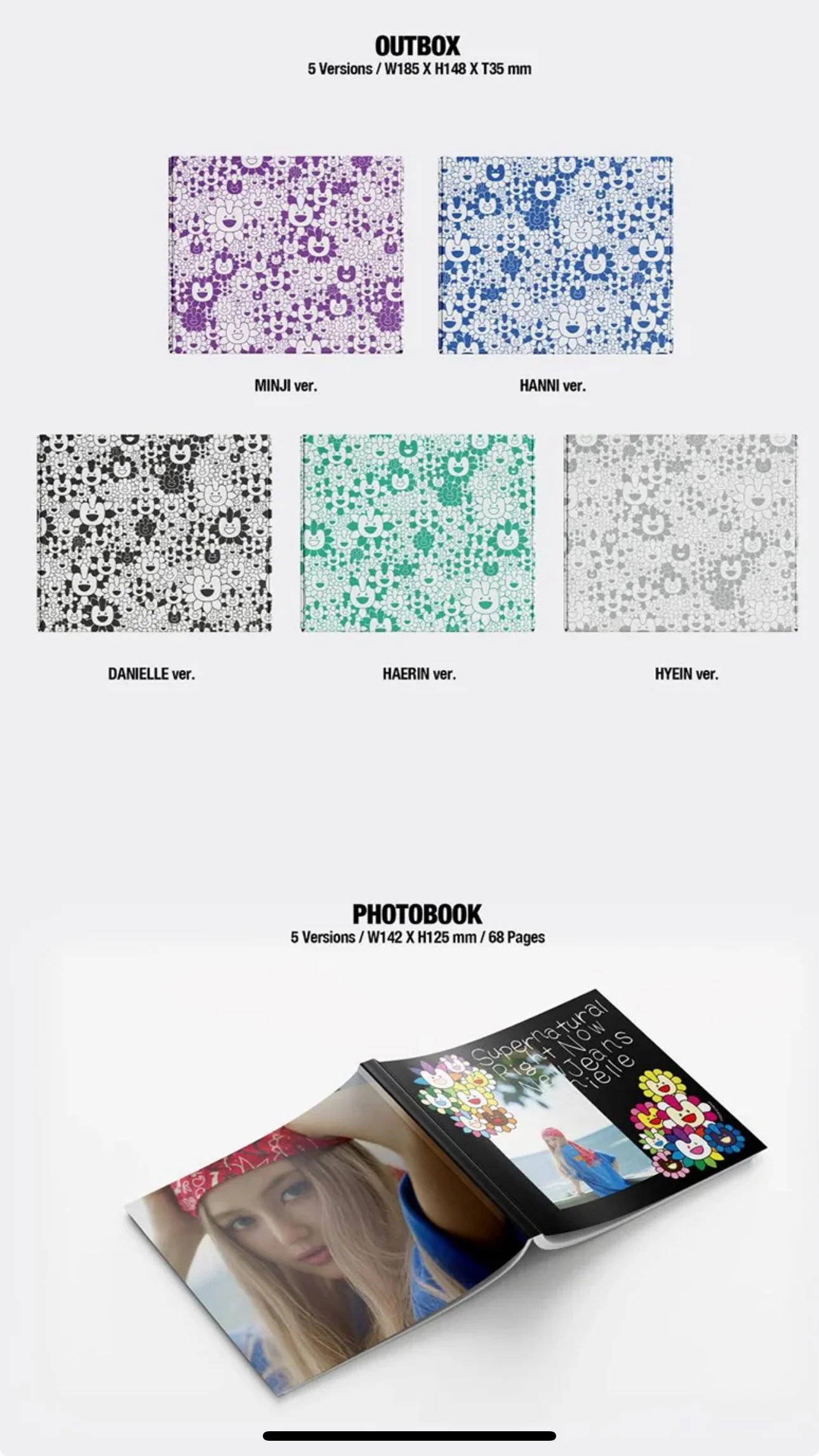 NewJeans - Double Single [Supernatural] (NJ X MURAKAMI Cross Bag Ver.) - Image 5