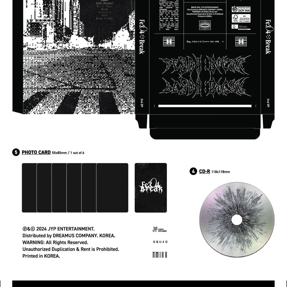 [NMIXX] 2nd Mini Album [Fe3O4: BREAK] (Poster Ver) - Image 3