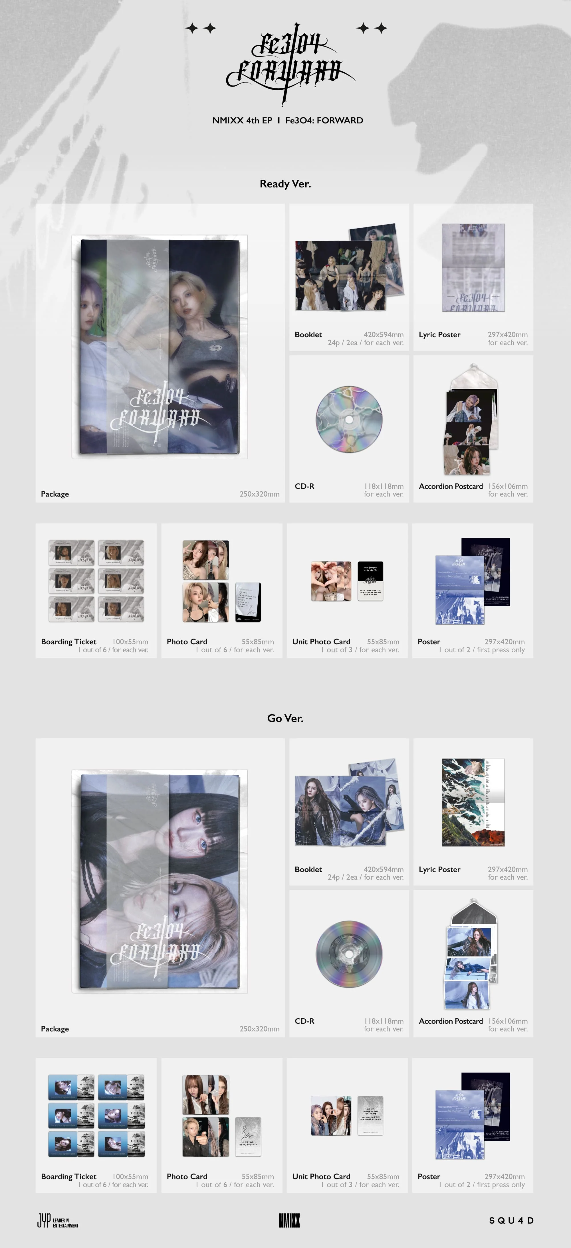 *JYP SHOP POB* NMIXX 4th Mini Album [Fe3O4: FORWARD] (Ready / Go / Platform POCA / ) - Image 3