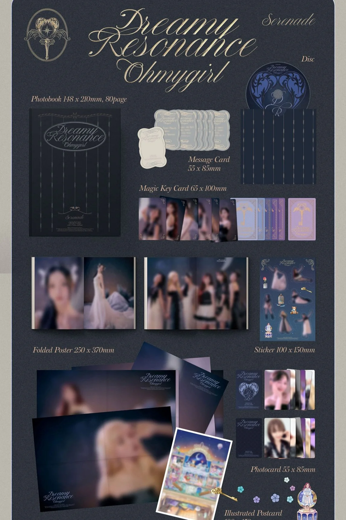 OH MY GIRL - 10th Mini Album [Dreamy Resonance] (Serenade Ver. / Sonetto Ver.) - Image 3