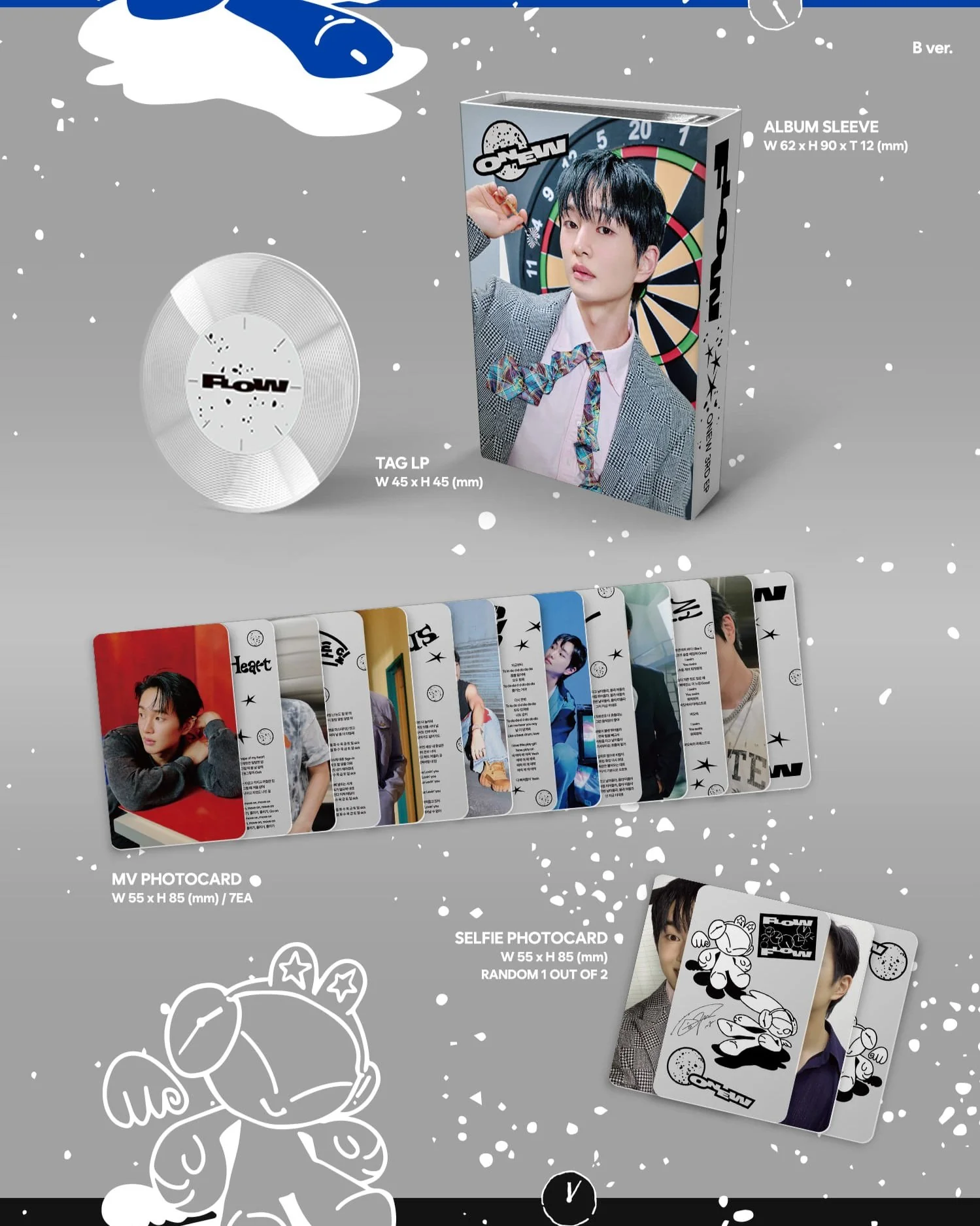 ONEW - 3rd Mini Album [FLOW] (NEMO Ver.) (A Ver. / B Ver. / C Ver.) - Image 3