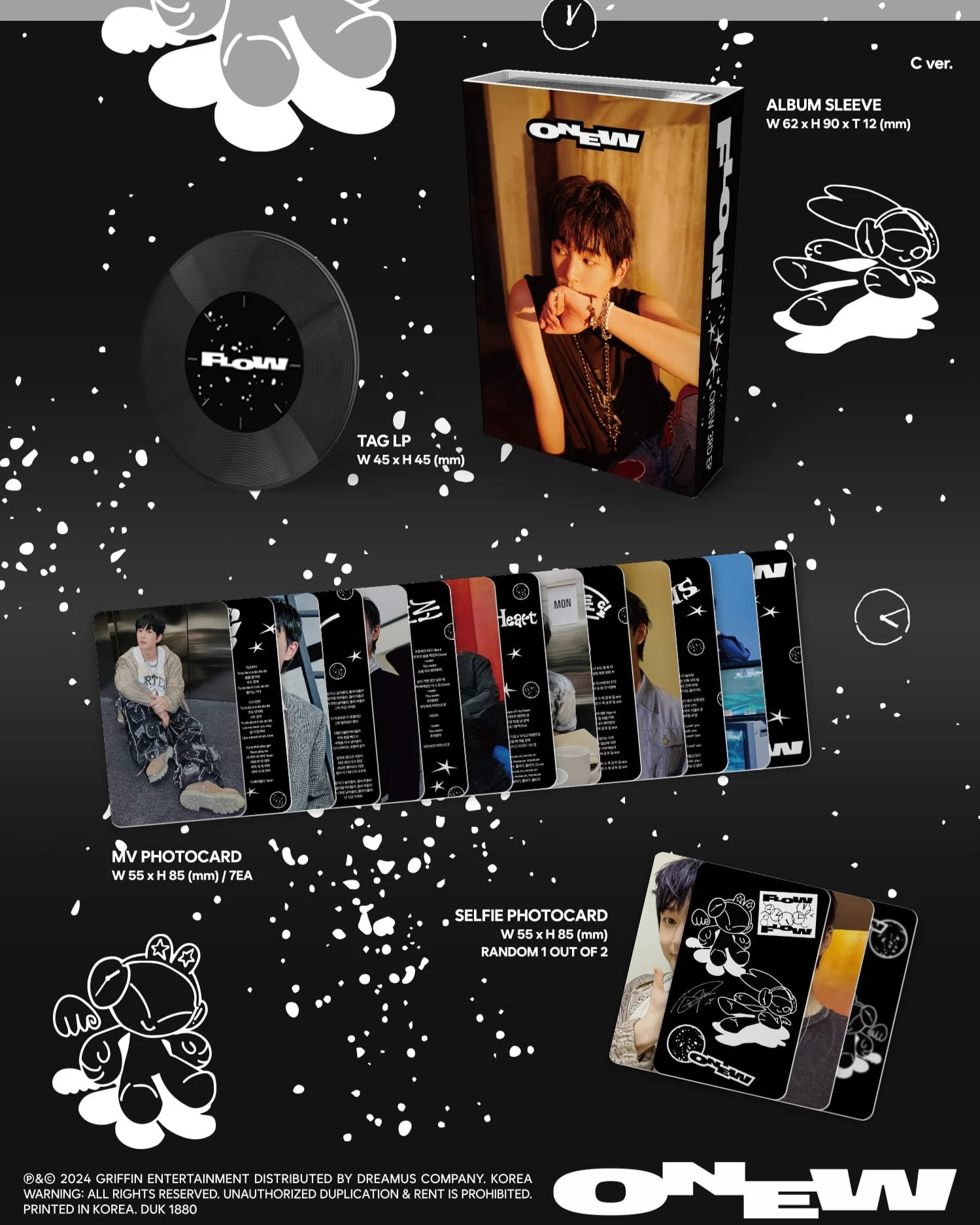 ONEW - 3rd Mini Album [FLOW] (NEMO Ver.) (A Ver. / B Ver. / C Ver.) - Image 4