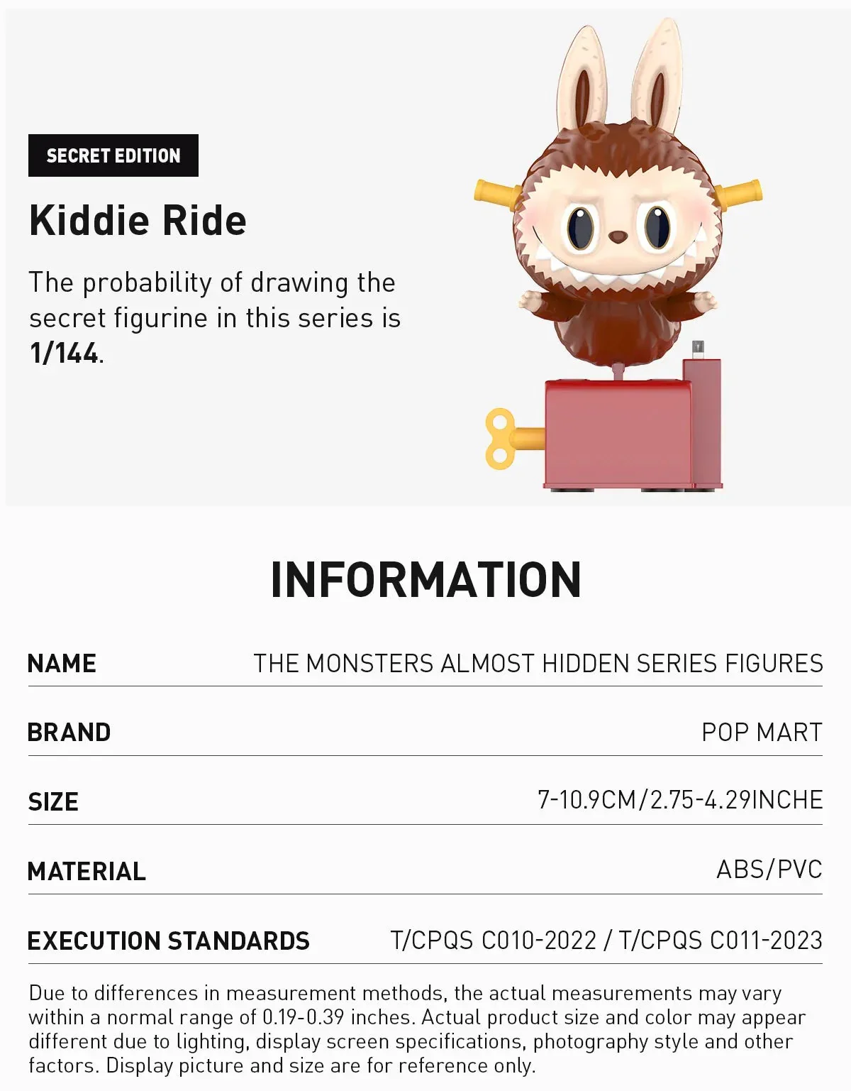POP MART: THE MONSTERS Almost Hidden Series - 1 Blind Box - Image 3