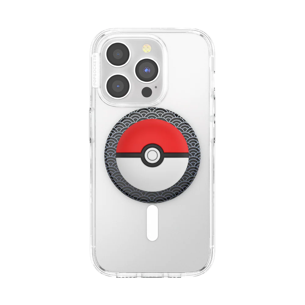 PopSockets MagSafe Phone Grip - Puffy Poké Ball Seigaiha - Image 3