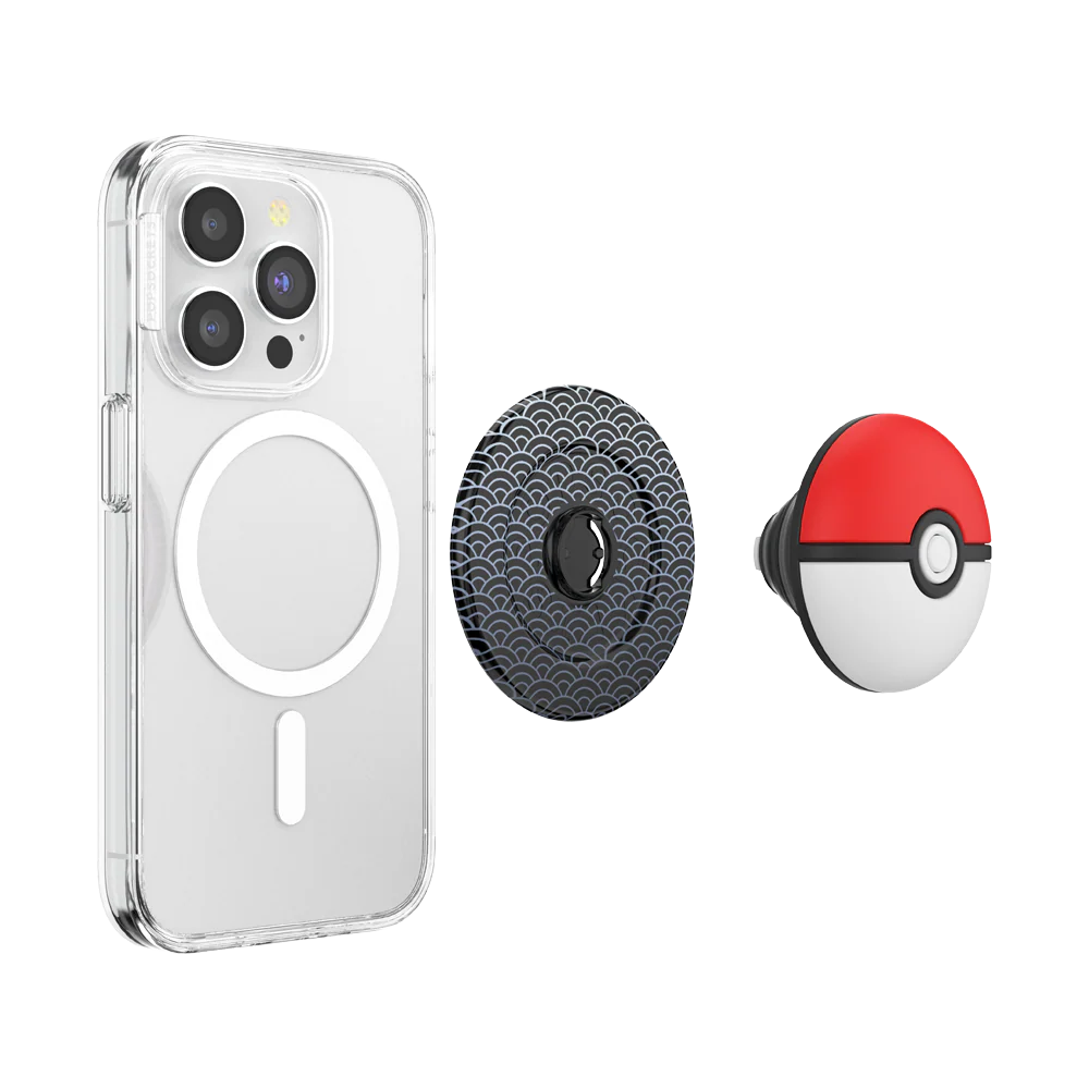 PopSockets MagSafe Phone Grip - Puffy Poké Ball Seigaiha - Image 6