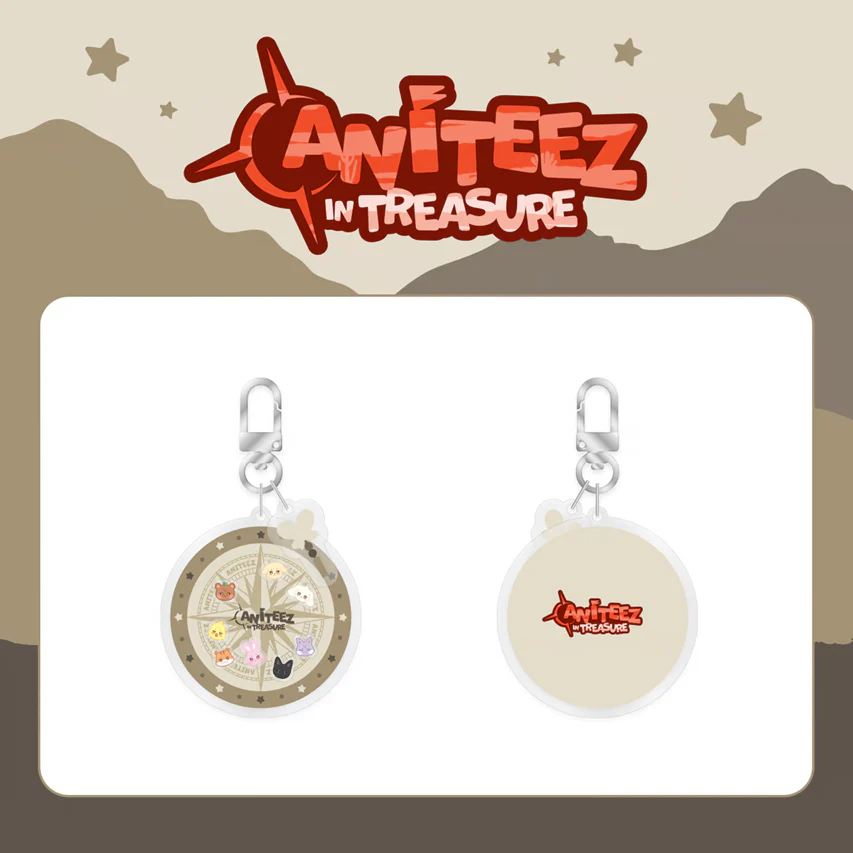 [ATEEZ x ANITEEZ in TREASURE] OFFICIAL MD SHAKER KEYCHAIN