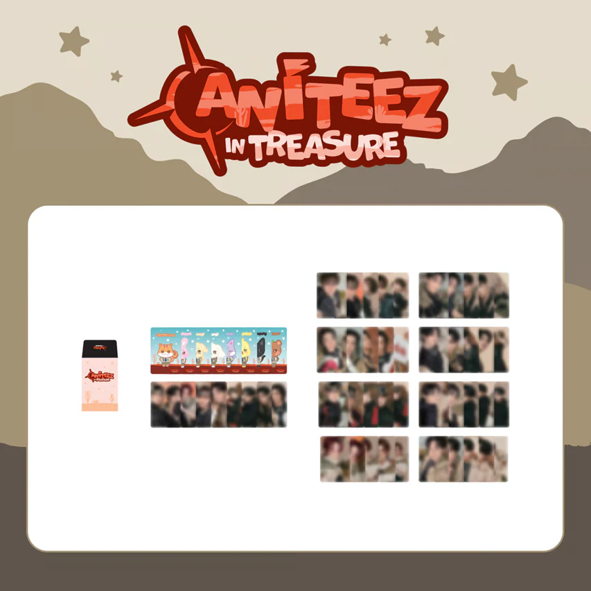 [ATEEZ x ANITEEZ in TREASURE] TRADING CARD SET
