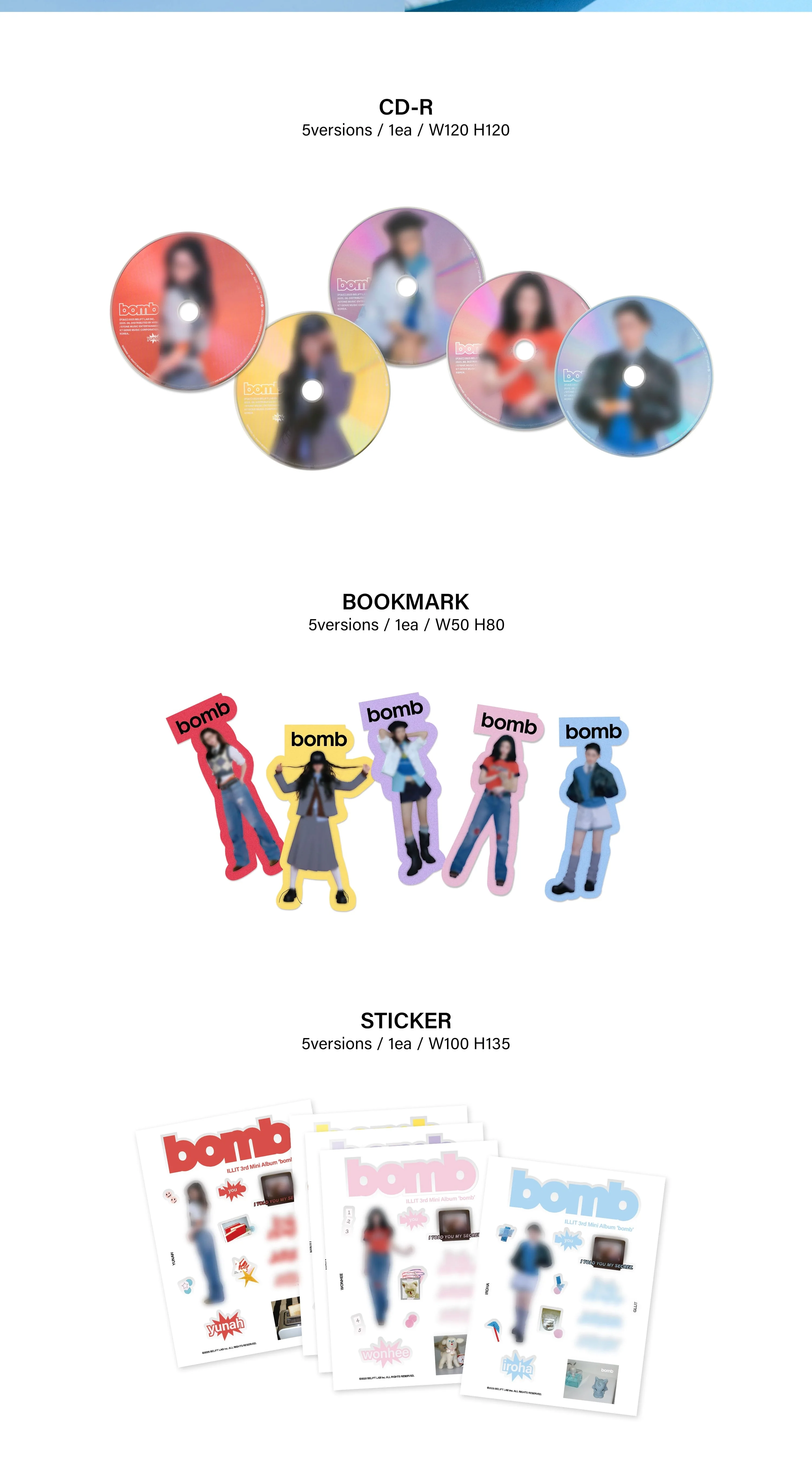 ILLIT 3rd Mini Album [bomb] (GLLIT Ver.) - Image 5