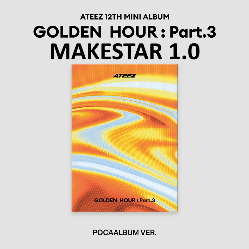 *MAKESTAR 1.0* ATEEZ 12TH MINI ALBUM [GOLDEN HOUR : Part.3](POCAALBUM) - Image 2