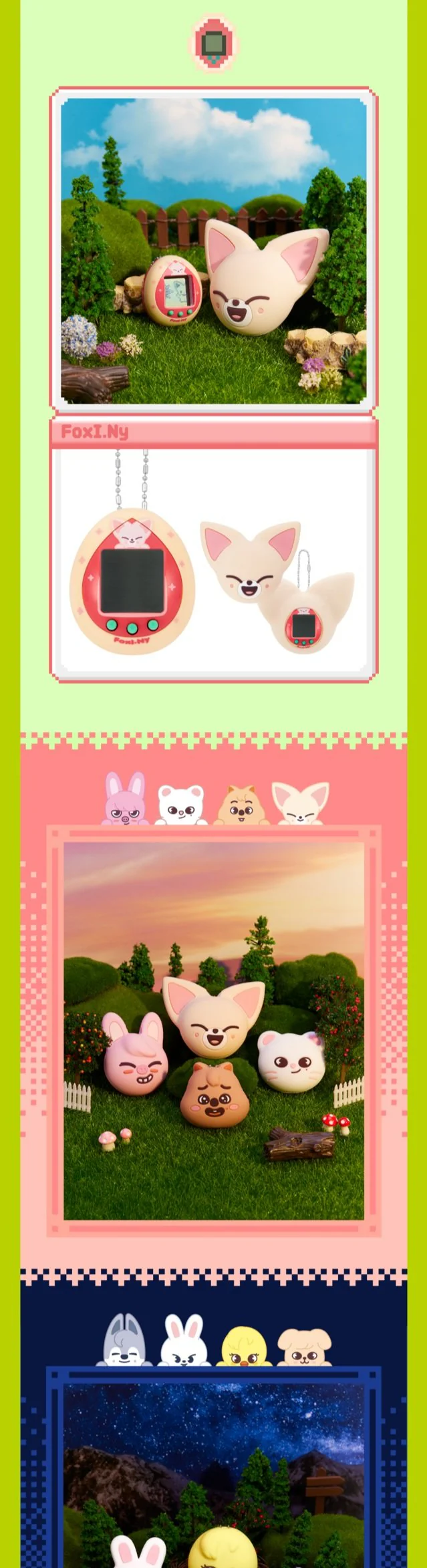 STRAY KIDS - SKZOO X DAMAGOTCHI Official MD Tamagotchi & Case Set - Image 7