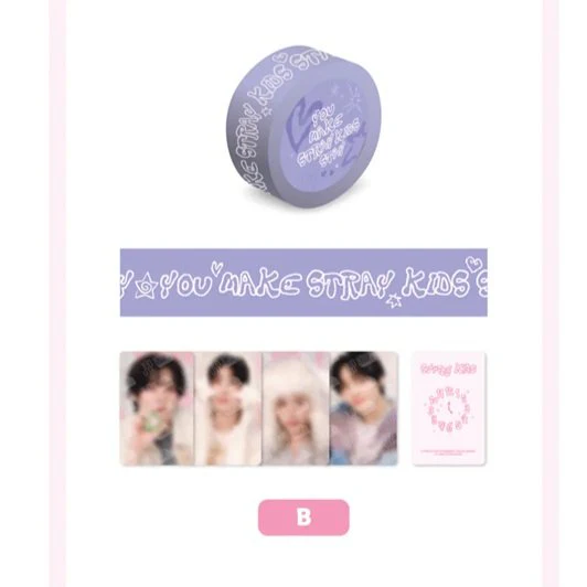 STRAY KIDS - SKZ 5'CLOCK 5TH FAN MEETING OFFICIAL MD BOX TAPE SET - Image 4