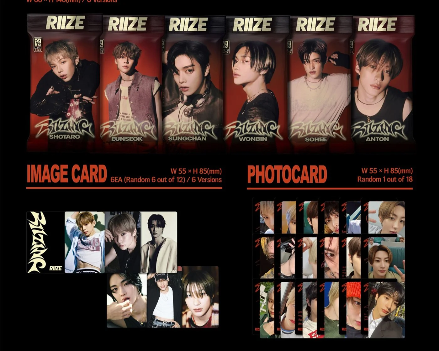RIIZE - 1st Mini Album [RIIZING] (Photo Pack Ver.) (SMART Album) - Image 3