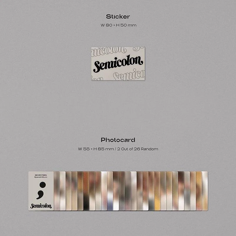 [SEVENTEEN] - SEMICOLON - SPECIAL ALBUM (Random) - Image 8