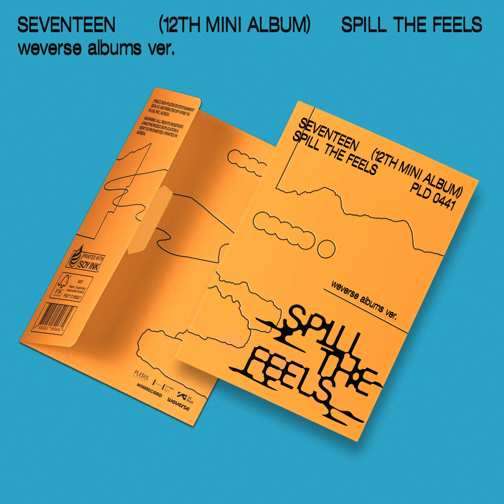SEVENTEEN - 12th Mini Album [SPILL THE FEELS] (Weverse Albums Ver.)