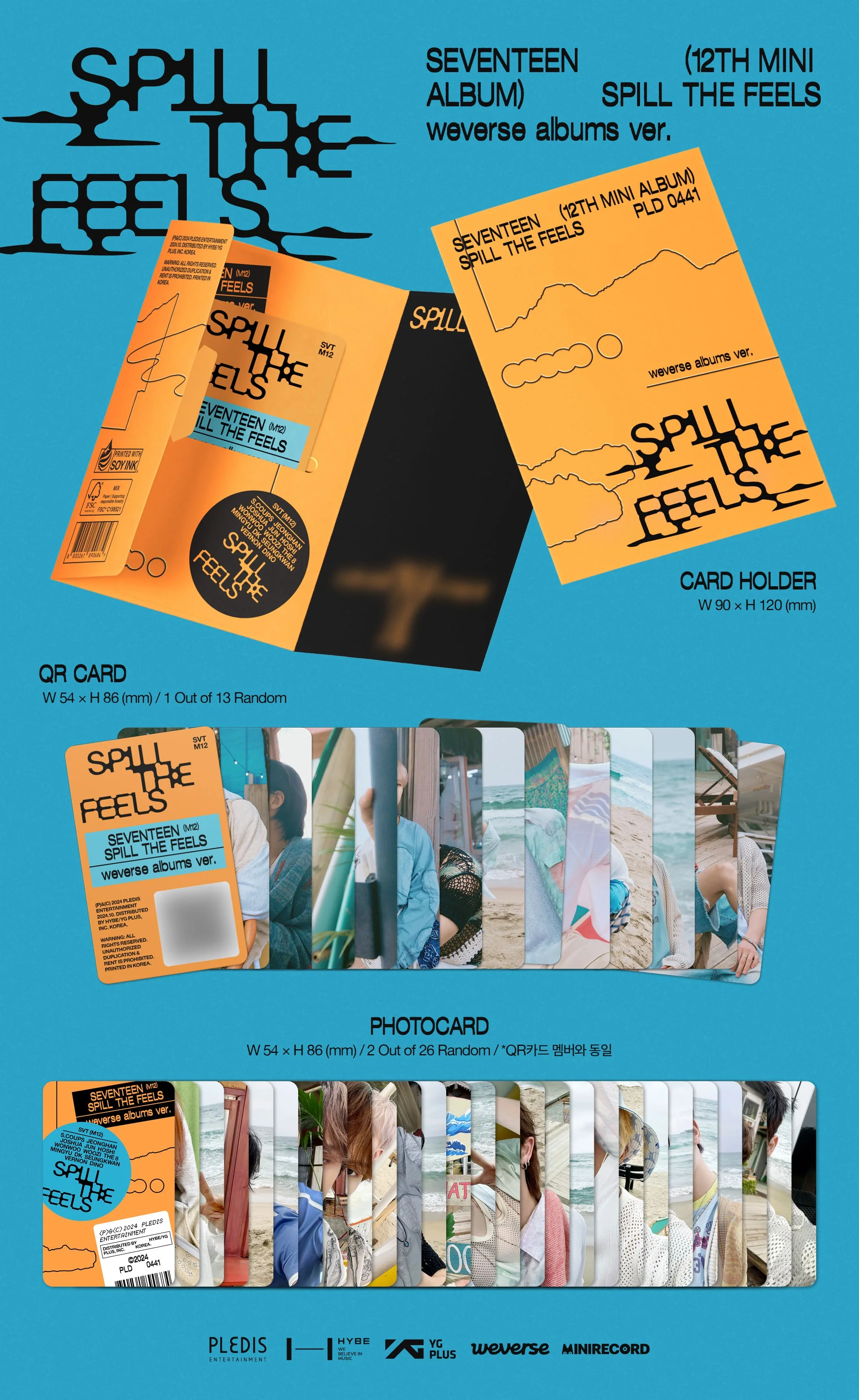 SEVENTEEN - 12th Mini Album [SPILL THE FEELS] (Weverse Albums Ver.) - Image 2