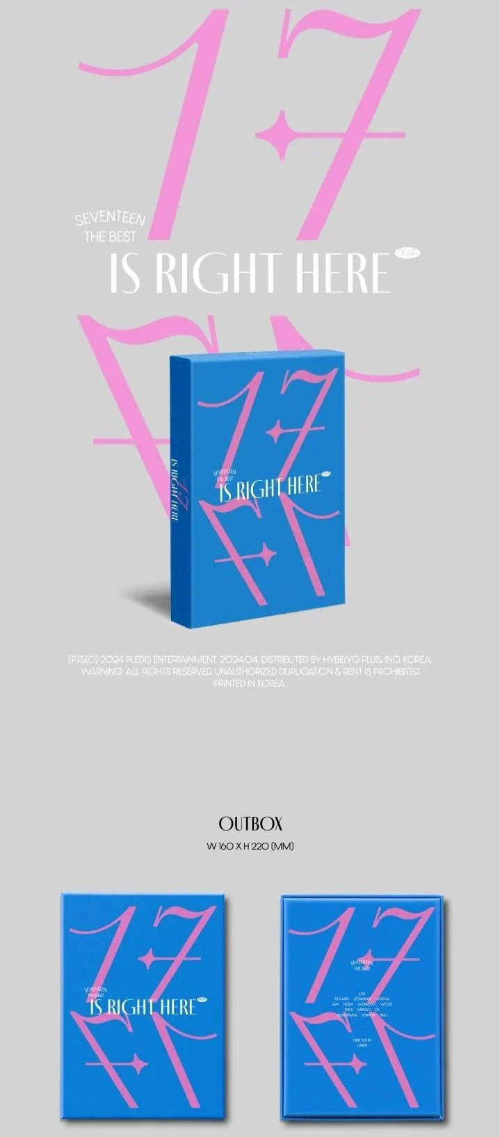 SEVENTEEN - [17 IS RIGHT HERE] SEVENTEEN The Best Album (DEAR ver) - Image 2