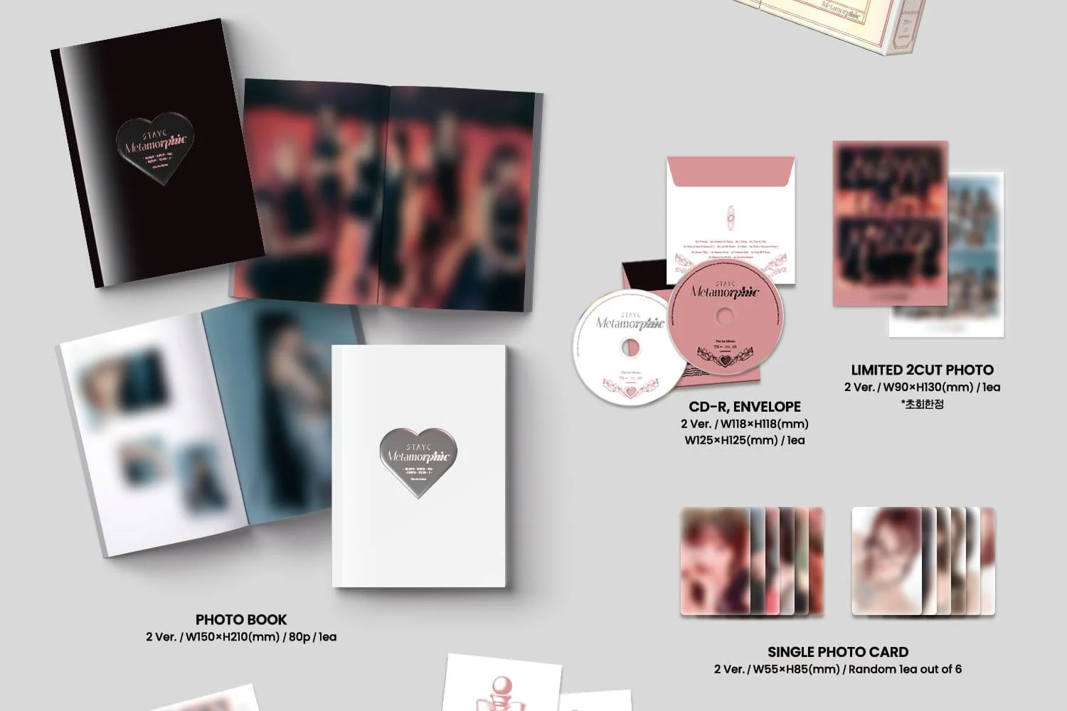 [STAYC] 1st Full Album [Metamorphic] (Cheeky Ver. / Icy Ver.) - Image 3