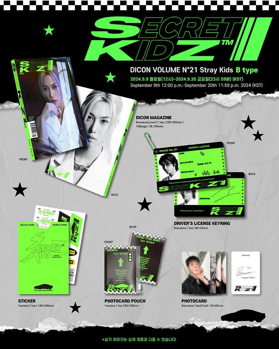 STRAY KIDS - SECRET KIDZ DICON VOLUME 21 - All Versions - Image 3