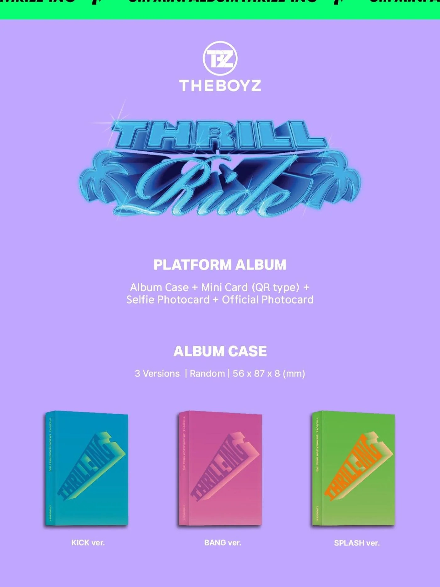 THE BOYZ - 6th Mini Album [THRILL-ING] [Platform Ver.] - Image 3
