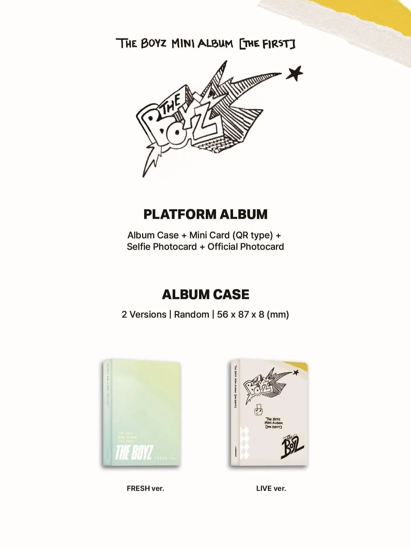THE BOYZ - Mini Album [THE FIRST] (Platform Ver.) - Image 3