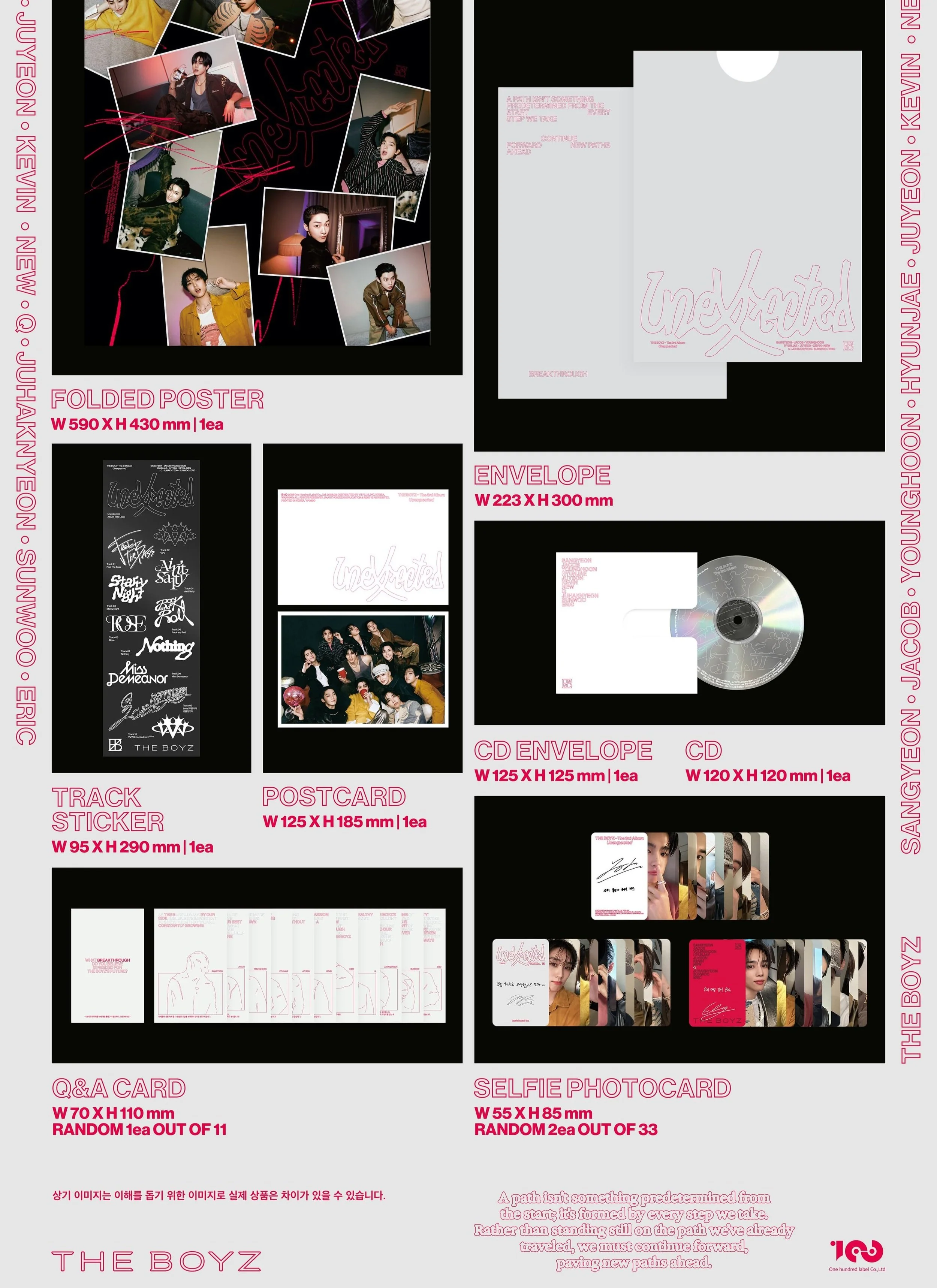 THE BOYZ - 3rd Full Album [Unexpected] (Photobook Ver.) (Begin Ver. / Become Ver. / Breakthrough Ver.) - Image 3
