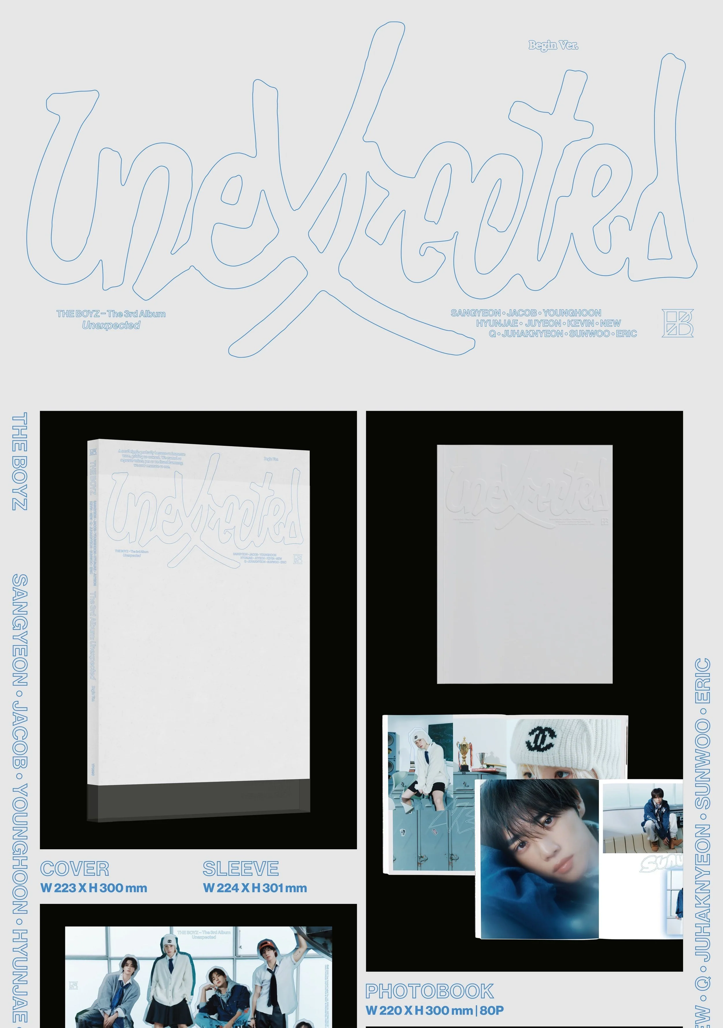 THE BOYZ - 3rd Full Album [Unexpected] (Photobook Ver.) (Begin Ver. / Become Ver. / Breakthrough Ver.) - Image 6