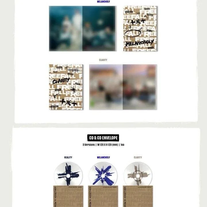 TOMORROW X TOGETHER 3rd Full Album [The Name Chapter : FREEFALL] (REALITY Ver. / MELANCHOLY Ver. / CLARITY Ver.) - Image 4