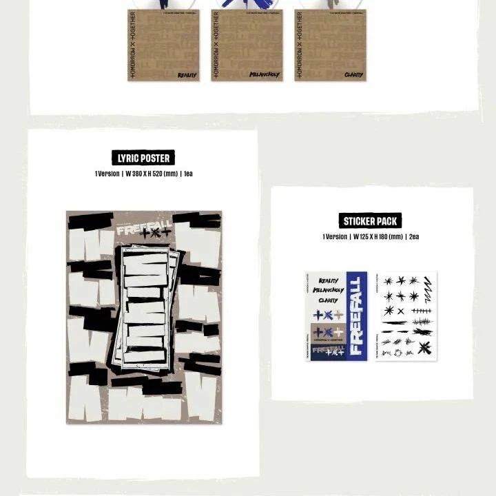 TOMORROW X TOGETHER 3rd Full Album [The Name Chapter : FREEFALL] (REALITY Ver. / MELANCHOLY Ver. / CLARITY Ver.) - Image 5