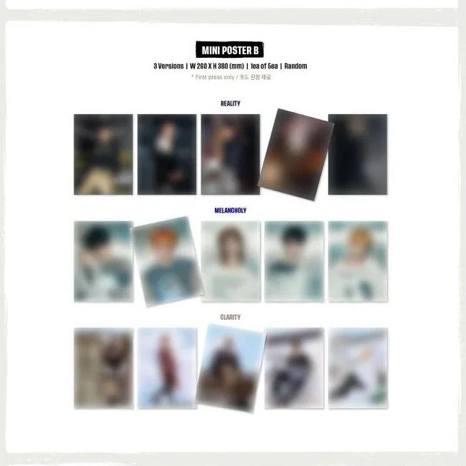 TOMORROW X TOGETHER 3rd Full Album [The Name Chapter : FREEFALL] (REALITY Ver. / MELANCHOLY Ver. / CLARITY Ver.) - Image 7
