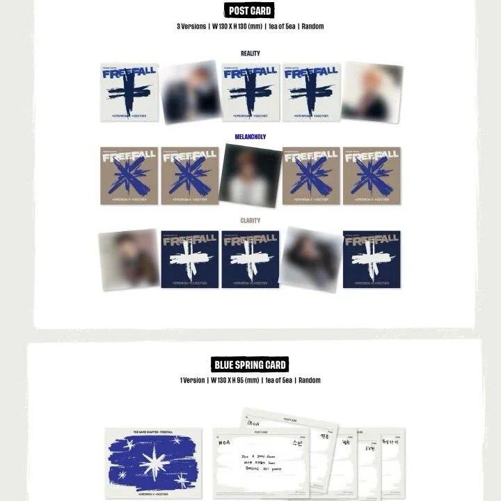 TOMORROW X TOGETHER 3rd Full Album [The Name Chapter : FREEFALL] (REALITY Ver. / MELANCHOLY Ver. / CLARITY Ver.) - Image 8
