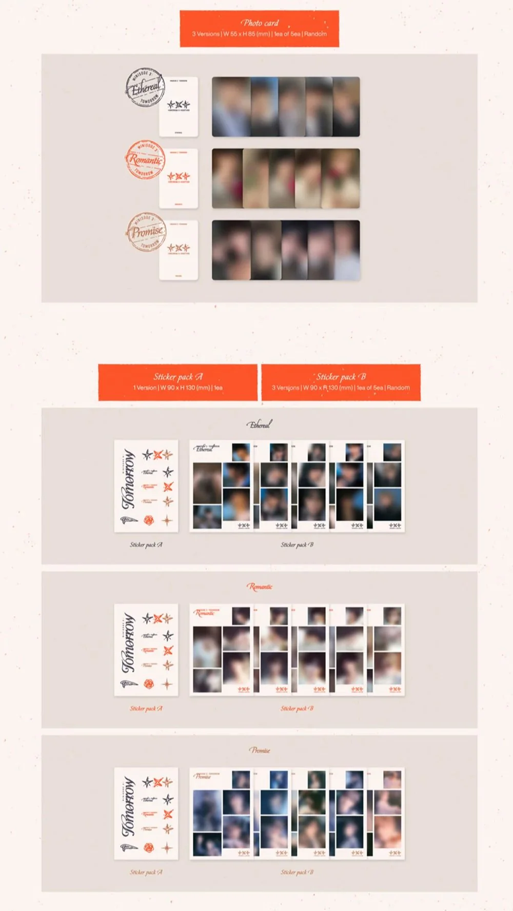 [TOMORROW X TOGETHER] 6th Mini Album [minisode 3: TOMORROW] (Ethereal / Romantic / Promise Ver.) - Image 6